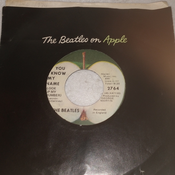 THE BEATLES Let It Be / You Know My Name 45 RPM (Apple 2764) Good Christmas Gift - Picture 6 of 7